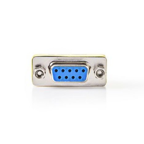 Adaptor D-SUB 9 pini mama   9 pini mama metal Nedis